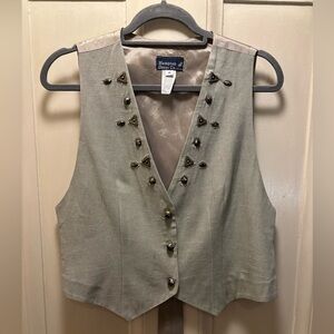 HAMPTON DRESS CO. Vintage petite vest, very good condition, size 10, made in USA